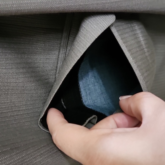 100%Wool Kenneth Cole Suite Blazer 44 / 38 Luxury Office Formal - Picture 6 of 14